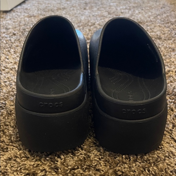 CROCS Dylan Black Comfort Clogs - Picture 4 of 6